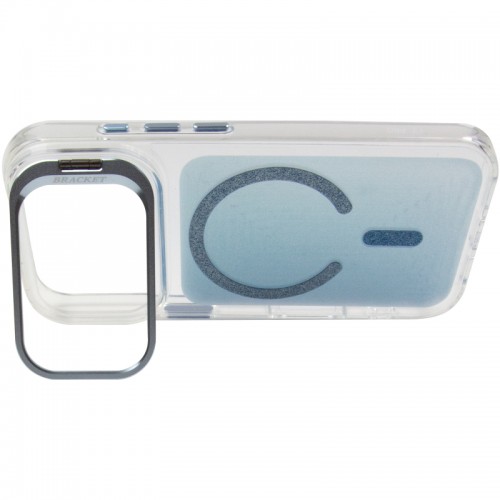 Чохол TPU+PC Jewel Sparkle with Magnetic Fit для Apple iPhone 17 Pro (6.3") Aqua Blue