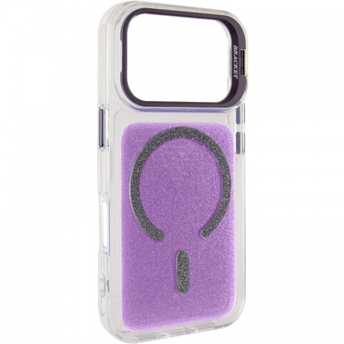 Чохол TPU+PC Jewel Sparkle with Magnetic Fit для Apple iPhone 17 Pro (6.3") Lavender Glitter