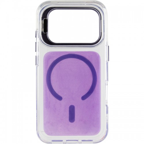 Чохол TPU+PC Jewel Sparkle with Magnetic Fit для Apple iPhone 17 Pro (6.3") Lavender Glitter