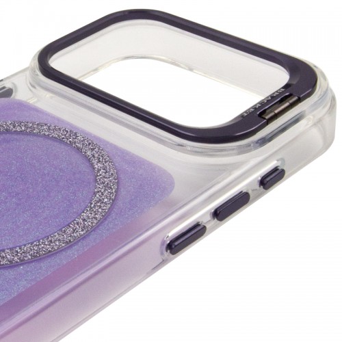 Чохол TPU+PC Jewel Sparkle with Magnetic Fit для Apple iPhone 17 Pro (6.3") Lavender Glitter