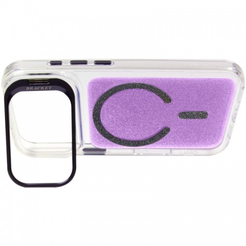 Чохол TPU+PC Jewel Sparkle with Magnetic Fit для Apple iPhone 17 Pro (6.3") Lavender Glitter