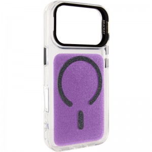 Чохол TPU+PC Jewel Sparkle with Magnetic Fit для Apple iPhone 17 Pro (6.3") Violet Shimmer