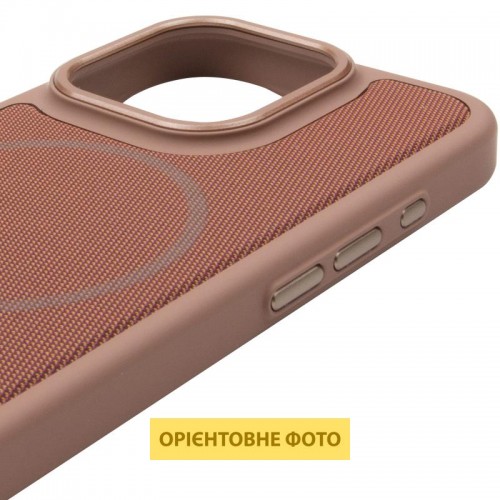 Чехол PC Textile Hybrid with Magnetic Fit для Apple iPhone 15 Pro (6.1") Desert Gold