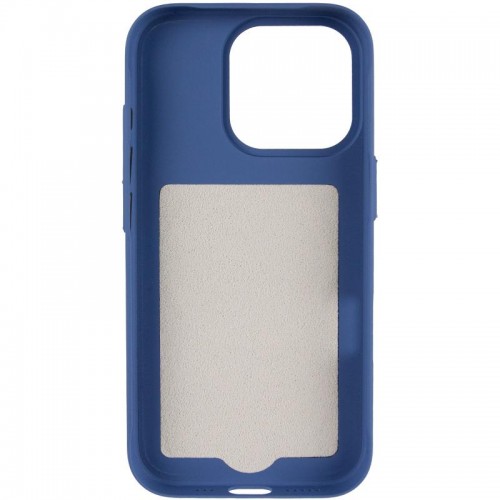 Чехол PC Textile Hybrid with Magnetic Fit для Apple iPhone 15 Pro Max (6.7") Синий