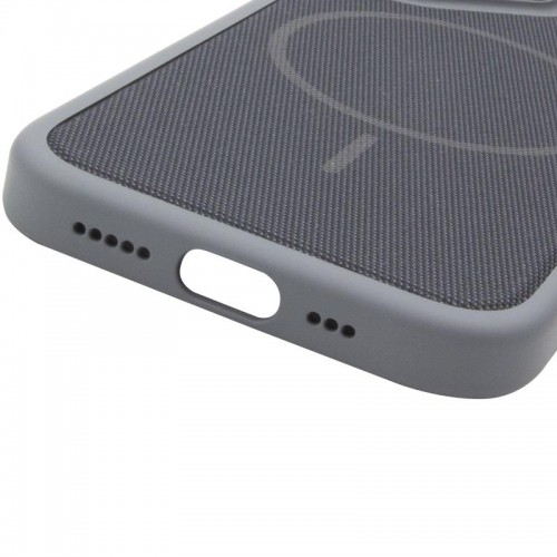 Чохол PC Textile Hybrid with Magnetic Fit для Apple iPhone 16 Pro Max (6.9") Grey / Black