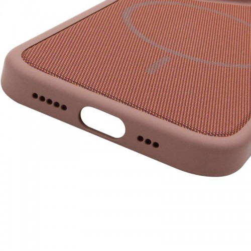 Чехол PC Textile Hybrid with Magnetic Fit для Apple iPhone 17 (6.3") Desert Gold