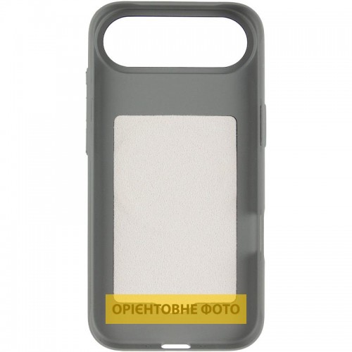Чохол PC Textile Hybrid with Magnetic Fit для Apple iPhone 17 Air (6.5") Grey / Black