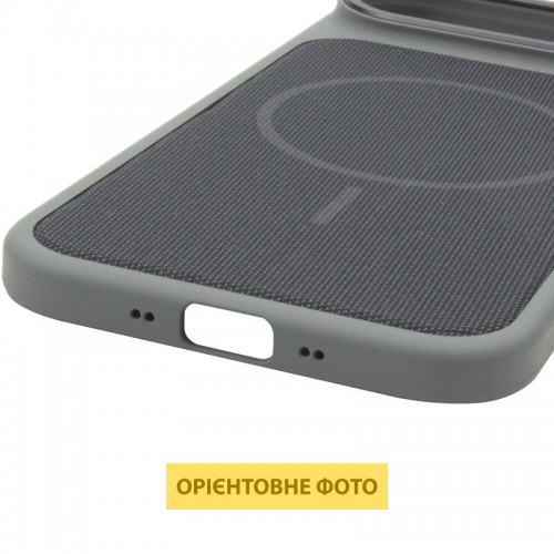 Чохол PC Textile Hybrid with Magnetic Fit для Apple iPhone 17 Air (6.5") Grey / Black