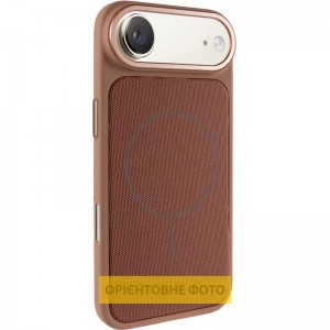Чехол PC Textile Hybrid with Magnetic Fit для Apple iPhone 17 Air (6.5") Desert Gold