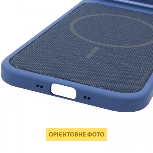 Чехол PC Textile Hybrid with Magnetic Fit для Apple iPhone 17 Air (6.5") Blue