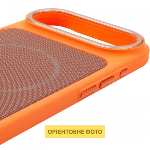 Чохол PC Textile Hybrid with Magnetic Fit для Apple iPhone 17 Air (6.5") Orange / Brown