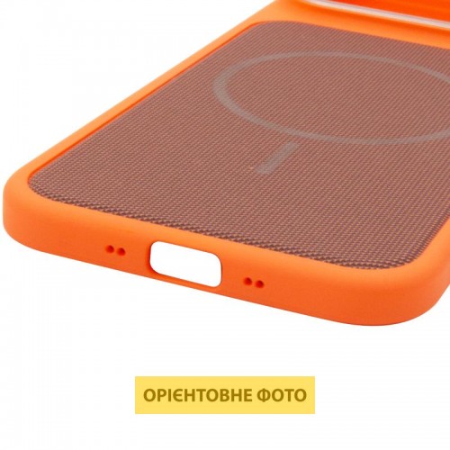 Чохол PC Textile Hybrid with Magnetic Fit для Apple iPhone 17 Air (6.5") Orange / Brown