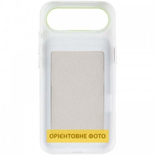 Чохол PC Textile Hybrid with Magnetic Fit для Apple iPhone 17 Air (6.5") White / Green