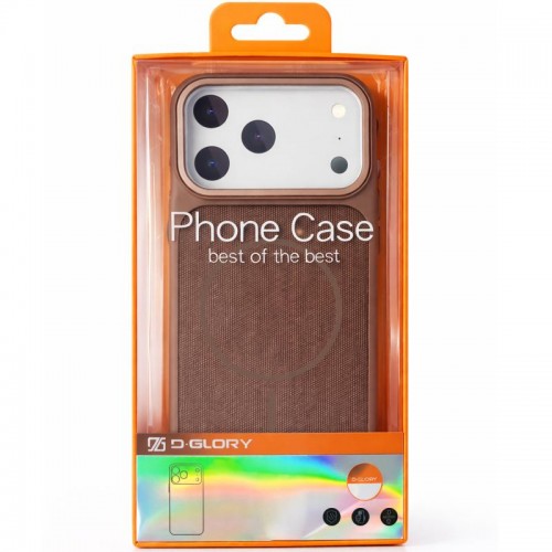 Чехол PC Textile Hybrid with Magnetic Fit для Apple iPhone 17 Pro (6.3") Desert Gold