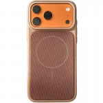 Чохол PC Textile Hybrid with Magnetic Fit для Apple iPhone 17 Pro Max (6.9") Desert Gold