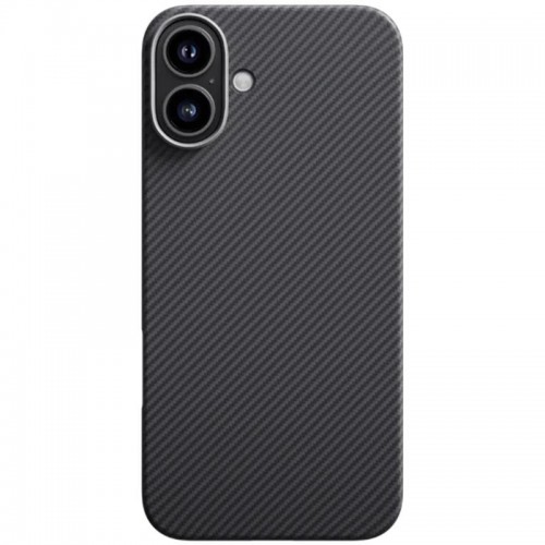 Чехол PC Carbon Protection Slim with MagSafe для Apple iPhone 16 (6.1") Черный