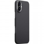 Чохол PC Carbon Protection Slim with MagSafe для Apple iPhone 16 (6.1") Black