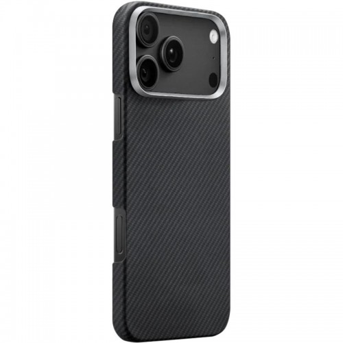 Чехол PC Carbon Protection Slim with MagSafe для Apple iPhone 17 Pro Max (6.9") Черный
