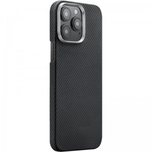 Чехол PC Carbon Protection Slim with MagSafe для Apple iPhone 15 Pro Max (6.7") Black