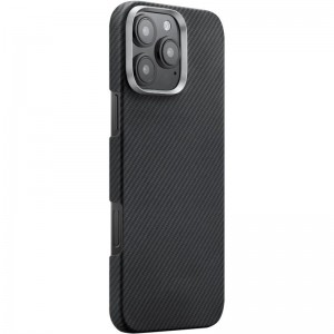 Чехол PC Carbon Protection Slim with MagSafe для Apple iPhone 16 Pro Max (6.9") Black