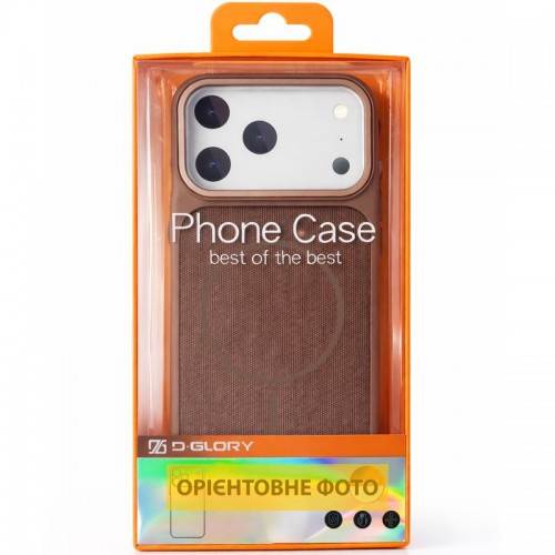 Чехол PC Textile Hybrid with Magnetic Fit для Apple iPhone 16 (6.1") Desert Gold