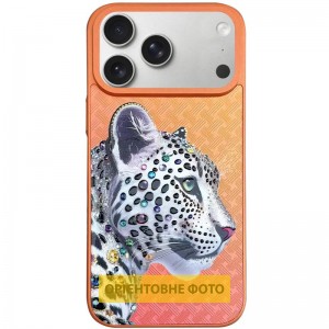 Чохол TPU+PC Crystal Hunt with Magnetic Fit для Apple iPhone 16 (6.1") Orange