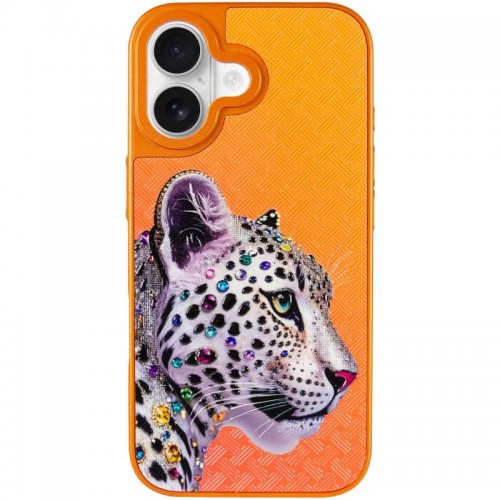 Чохол TPU+PC Crystal Hunt with Magnetic Fit для Apple iPhone 17 (6.3") Orange