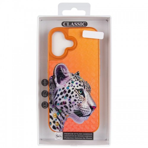 Чохол TPU+PC Crystal Hunt with Magnetic Fit для Apple iPhone 17 (6.3") Orange