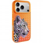 Чохол TPU+PC Crystal Hunt with Magnetic Fit для Apple iPhone 17 Pro (6.3") Orange