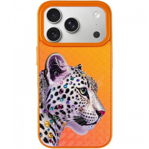Чохол TPU+PC Crystal Hunt with Magnetic Fit для Apple iPhone 17 Pro (6.3") Orange