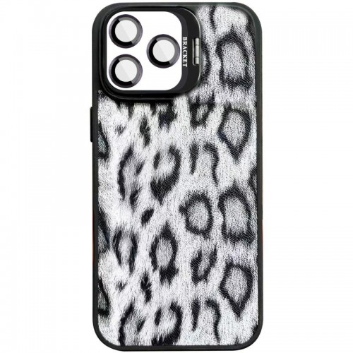 Чохол TPU+PC Wild Leopard with Magnetic Fit and Lens для Apple iPhone 15 Pro (6.1") Black