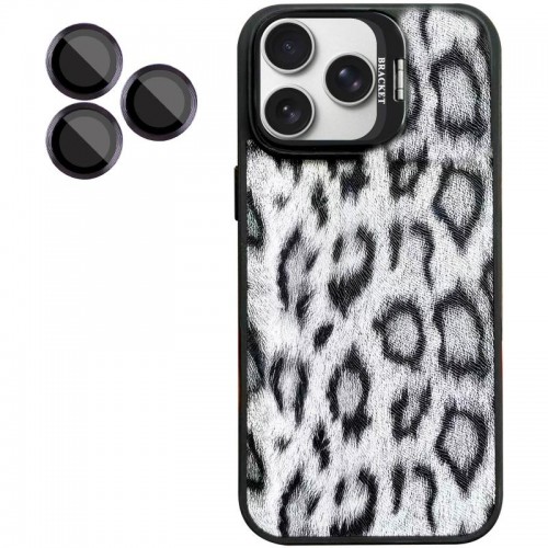 Чохол TPU+PC Wild Leopard with Magnetic Fit and Lens для Apple iPhone 15 Pro (6.1") Black