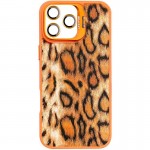 Чохол TPU+PC Wild Leopard with Magnetic Fit and Lens для Apple iPhone 15 Pro Max (6.7") Orange