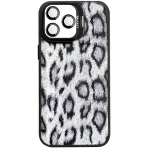 Чохол TPU+PC Wild Leopard with Magnetic Fit and Lens для Apple iPhone 16 Pro (6.3") Black