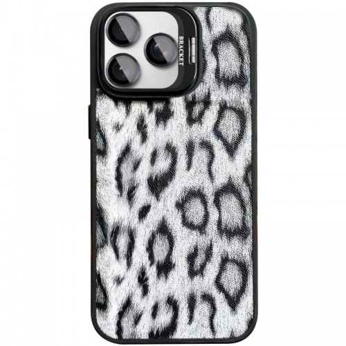 Чохол TPU+PC Wild Leopard with Magnetic Fit and Lens для Apple iPhone 16 Pro (6.3") Black