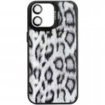 Чехол TPU+PC Wild Leopard с магнитным креплением и защитой камеры для Apple iPhone 17 (6.3") Черный
