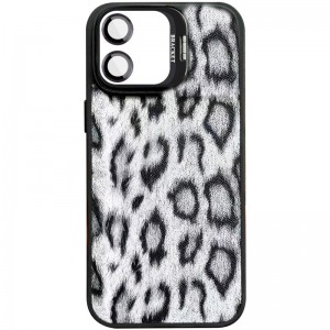 Чохол TPU+PC Wild Leopard with Magnetic Fit and Lens для Apple iPhone 17 (6.3") Black