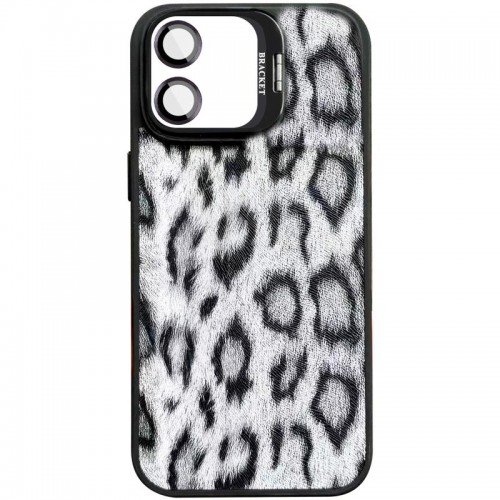 Чехол TPU+PC Wild Leopard с магнитным креплением и защитой камеры для Apple iPhone 17 (6.3") Черный