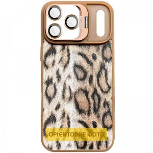Чохол TPU+PC Wild Leopard with Magnetic Fit and Lens для Apple iPhone 17 Air (6.5") Brown