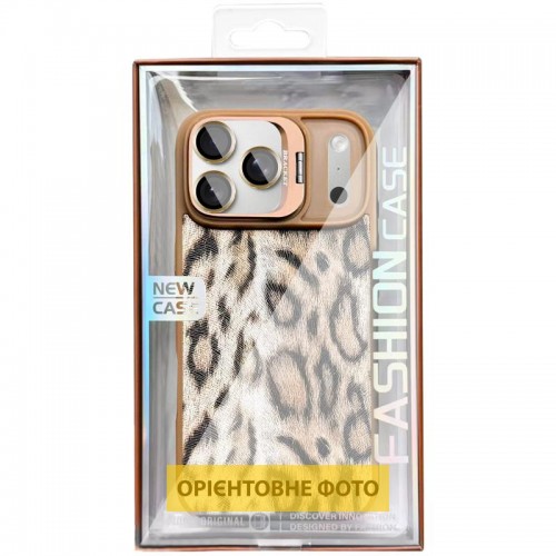 Чохол TPU+PC Wild Leopard with Magnetic Fit and Lens для Apple iPhone 17 Air (6.5") Brown