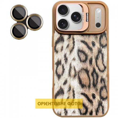 Чохол TPU+PC Wild Leopard with Magnetic Fit and Lens для Apple iPhone 17 Air (6.5") Brown