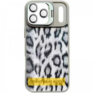 Чохол TPU+PC Wild Leopard with Magnetic Fit and Lens для Apple iPhone 17 Air (6.5") Grey