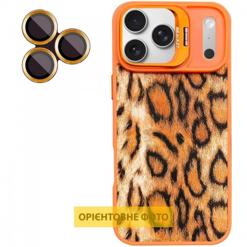 Чохол TPU+PC Wild Leopard with Magnetic Fit and Lens для Apple iPhone 17 Air (6.5") Orange