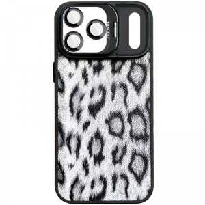 Чохол TPU+PC Wild Leopard with Magnetic Fit and Lens для Apple iPhone 17 Pro (6.3") Black