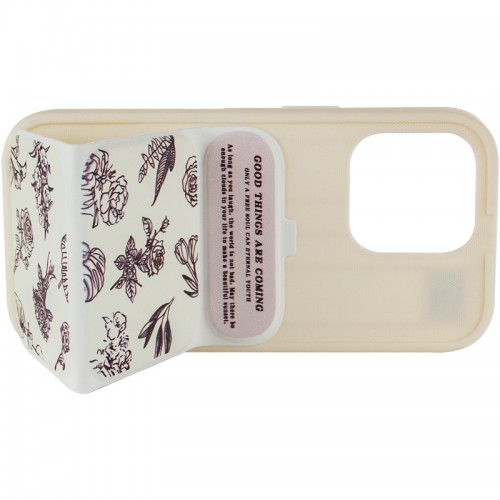 Чехол TPU Panel Stand для Apple iPhone 15 Pro (6.1") Floral Sketch