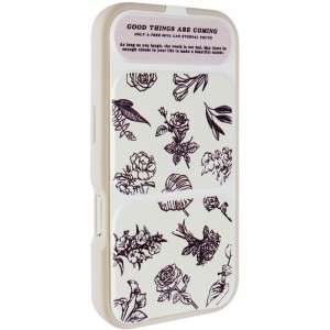 Чохол TPU Panel Stand для Apple iPhone 16 Pro Max (6.9") Floral Sketch