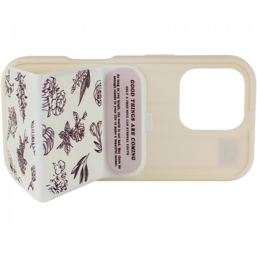 Чехол TPU Panel Stand для Apple iPhone 16 Pro Max (6.9") Floral Sketch