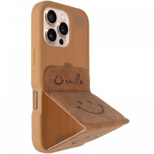 Чехол TPU Panel Stand для Apple iPhone 16 Pro Max (6.9") Soft Smile