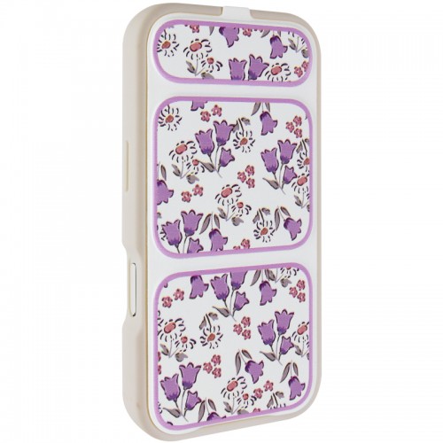 Чехол TPU Panel Stand для Apple iPhone 17 (6.3") Цветочный Бриз