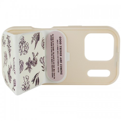 Чехол TPU Panel Stand для Apple iPhone 17 Pro (6.3") Floral Sketch